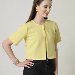 style quotient Women Relaxed Fit Shrug image 2