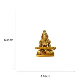 aakrati Sitting Brass Maa Annapurna Idol image 2