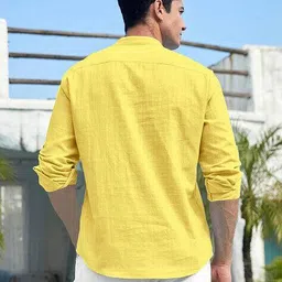 folgen Men Mandarin Collar Printed Short Kurta image 2