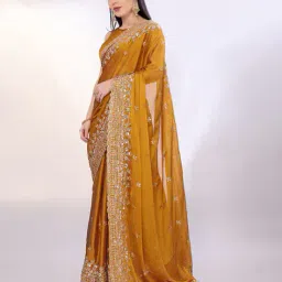 svaraa Embellished Saree with Running Blouse Piece image 2