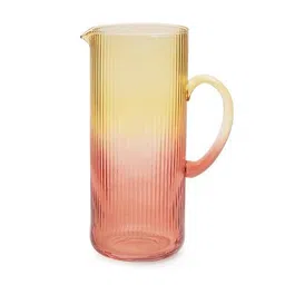 pure home and living  Ombre Linear Textured Pitcher image 2