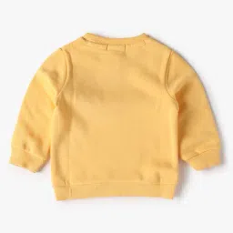 united colors of benetton Girls Printed Regular Fit Crew-Neck Sweatshirt image 2