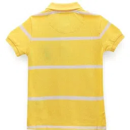 u.s. polo assn. Boys Striped Regular Fit Polo T-Shirt image 2