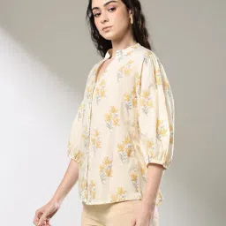 nyrika Women Printed Cotton Regular Fit Tunic image 2