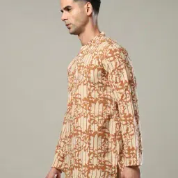 indie picks Handblock Bagru Print Cotton Kurta image 2