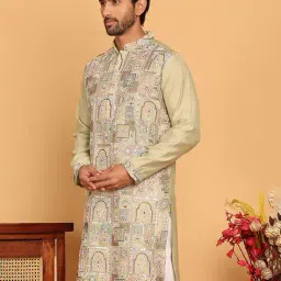 jompers Men Regular Fit Short Kurta image 2