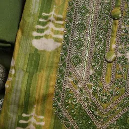 mbz.in by meena bazaar Women Self-design Unstitched Dress Material image 2