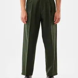 snitch Men Pleated Baggy Fit Trousers image 2
