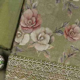 mbz.in by meena bazaar Women Self-design Unstitched Dress Material image 2