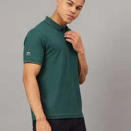 shiv naresh Men Polo T-Shirt with Contrast Tipping image 2