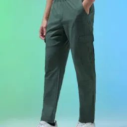 technosport Men Fitted Track Pants with Flap Pockets  image 2