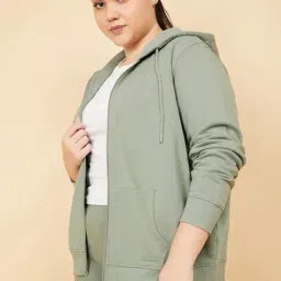 max Women Regular Fit Hooded Jacket image 2
