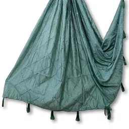 molcha by babita singh Women Embellished Dupatta with Tassels image 2