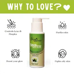skin secrets Women Tea Tree Face Wash  image 2