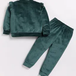 m'andy Girls Typographic Print Tracksuit Set image 2