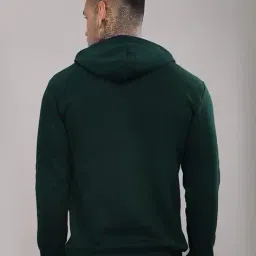 buda jeans co Men Regular Fit Hoodie with Kangaroo Pockets image 2