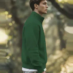 buda jeans co Men Regular Fit Sweatshirt with Half-Zip Closure image 2