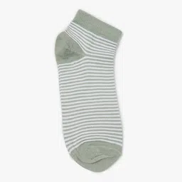yousta Women Striped Ankle-Length Socks image 2