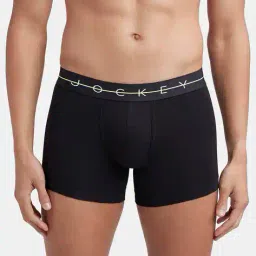 jockey Pack of 2 Super Combed Cotton Trunks with Ultrasoft Waistband-NY16 image 2