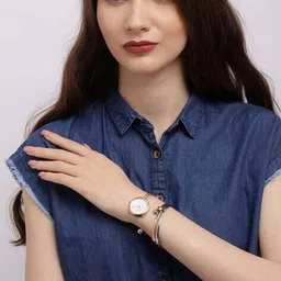 daniel klein Women DK11932-2 Analogue Wrist Watch & Bracelet Set image 2