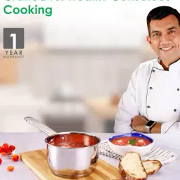 wonderchef Round Shaped Stainless Steel Saucepan image 2