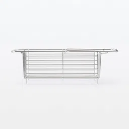 muji Stainless Sliding Type Steel Basket image 2
