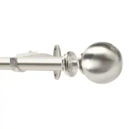 deco window Adjustable Curtain Rod with Finials & Brackets  image 2