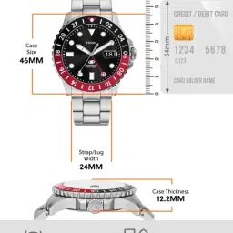 fossil Men Water-Resistant Analogue Watch-FS6092 image 2