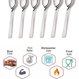 zevora Set of 6 Stainless Steal Cutlery Set image 2