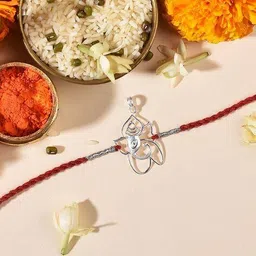 viraasi Tie-Up 925 Bhaiya Rakhi Set image 2