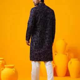 sojanya Men Embroidery Long Kurta image 2