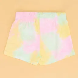pantaloons junior Girls Tie & Dye Print Regular Fit City Shorts image 2