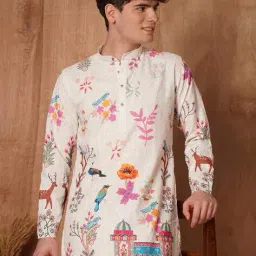 trybuy.in Men Embroidered Regular Fit Kurta image 2