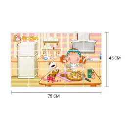 jaamso royals Printed Multi-Purpose Waterproof Wall Sticker image 2