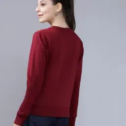 reya Women Self-design Sweatshirt image 2