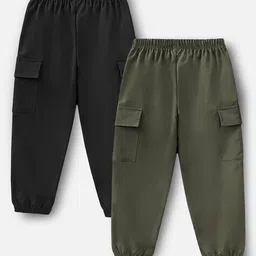 trampoline Boys Pack of 2 Joggers with Cargo Pockets image 2