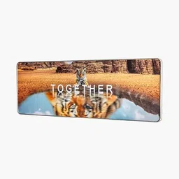 home centre Wooden Tiger Print Picture Frame  image 2