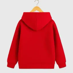 kuchipoo Boys Graphic Print Regular Fit Hooded Hoodie image 2