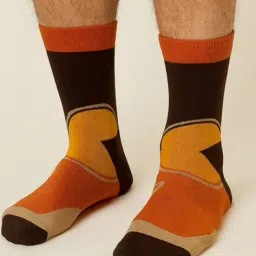 sazara Men Printed Calf-Length Socks image 2