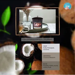 yankee candles  Coconut Scented Candle image 2