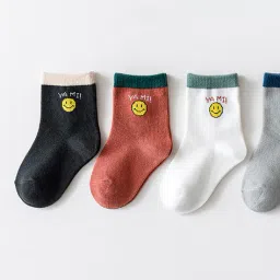 fashion comfortz Boys Athletic Socks Pack Of 5 image 2