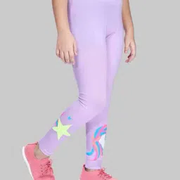 zuniors ssc Girls Graphic Print Basic Leggings image 2