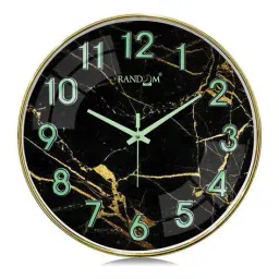random Night Glow Round-Shaped Wall Clock- 13" image 2