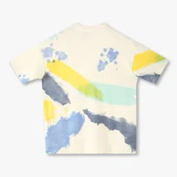 lee cooper Boys Printed Oversized Crew-Neck T-Shirt image 2