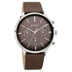 titan Men Water-Resistant Analogue Watch-NT90134SL02 image 2