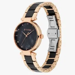 titan Women Water-Resistant Analogue Watch-NT95061WD03 image 2