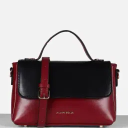 allen solly Women Colourblock Satchel Bag image 2