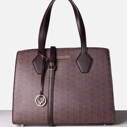 allen solly Women Logo Print Handheld Satchel Bag image 2