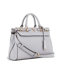 guess Solid Eco Ali Luxury Satchel Bag image 2