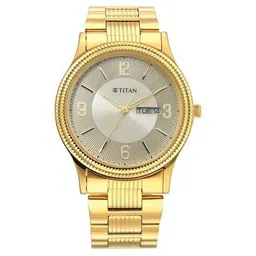 titan Men Water-Resistant Analogue Watch - NT1650YM09 image 2